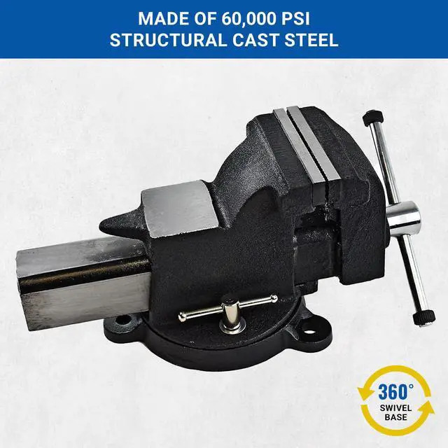 Alt view image 5 of 6 - Yost Vises 910-AS 10" Heavy Duty Steel Bench Vise
