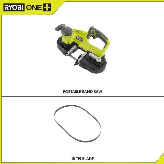 Alt view image 2 of 6 - ONEAND 18V Cordless 2-1/2 in. Compact Band Saw Tool ONLY P590 | Battery and Charger Sold Separately