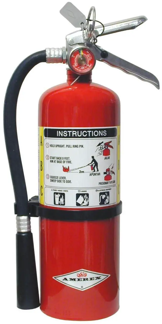 Alt view image 2 of 6 - B500 ABC Dry Chemical Fire Extinguisher 2A-10 BC Rated, 5 lb