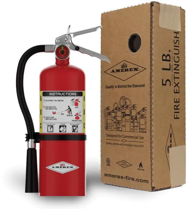 Alt view image 4 of 6 - B500 ABC Dry Chemical Fire Extinguisher 2A-10 BC Rated, 5 lb