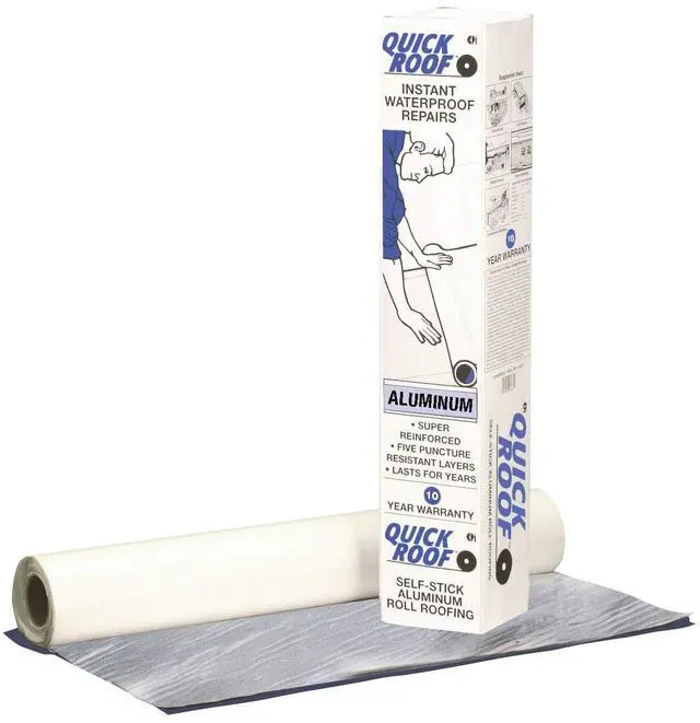 Main image of QR36 Quick Roof Pro Aluminum Waterproof Repair Tape - 36" x 33.5'