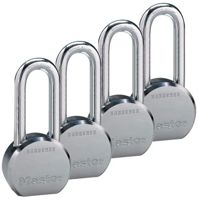 Main image of (4) High Security Pro Series Keyed Alike Padlocks w/8 Keys, 6230NKALH-4 w/BumpStop Technology