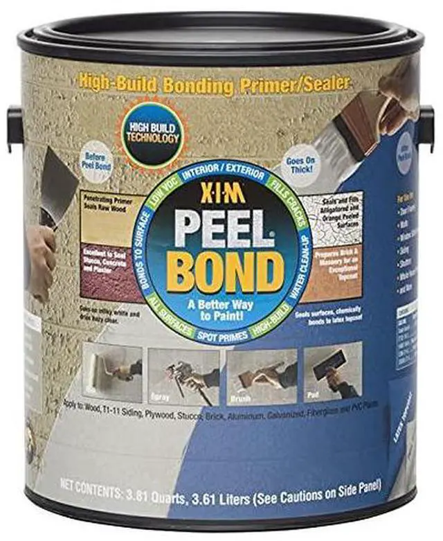 Main image of 4-Pack of 1 gal 11461 White Peel Bond Water-Based Acrylic Primer/Sealer