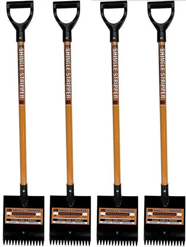 Main image of Shingle Stripper (4 Pack) by - Roof Tear Off, Shingle and Nail Removal Tool