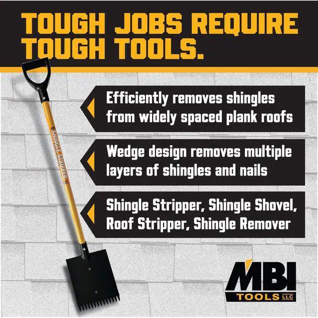 Alt view image 6 of 6 - Shingle Stripper (4 Pack) by - Roof Tear Off, Shingle and Nail Removal Tool