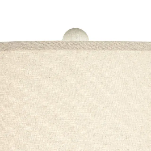 Alt view image 3 of 6 - Leisa Mid Century Modern Coastal Southwest Bohemian 64 1/2" Tall Standing Floor Lamp Foot Switch Natural Hammered Pattern Living Room Bedroom House Reading Office Home Décor