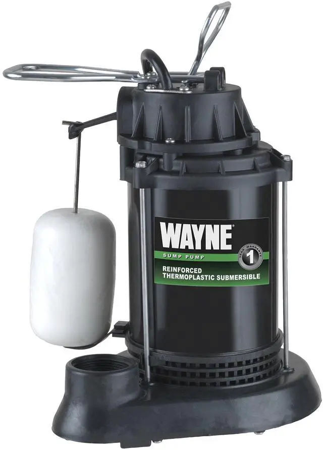 Main image of SPF50-1/2 HP Epoxy Coated Steel and Thermoplastic Submersible Sump Pump - Up to 4,300 Gallons Per Hour - Long Lasting and Durable Construction