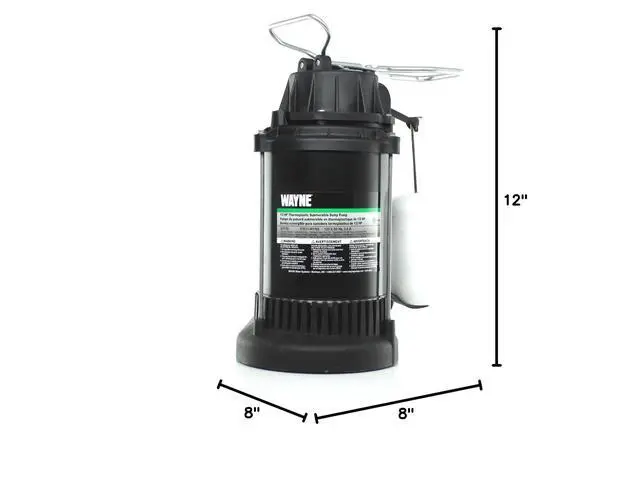 Alt view image 6 of 6 - SPF50-1/2 HP Epoxy Coated Steel and Thermoplastic Submersible Sump Pump - Up to 4,300 Gallons Per Hour - Long Lasting and Durable Construction