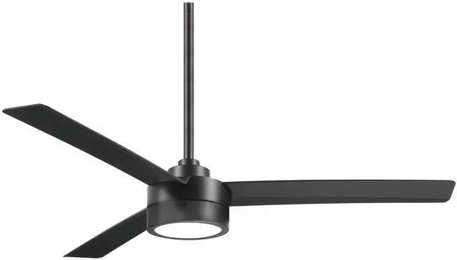 Main image of Roto LED 52" Ceiling Fan in Coal Black Finish with Remote Control, F535L-CL