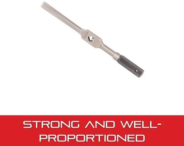 Alt view image 3 of 5 - Tap Wrench with Tempered Gripping Surfaces - 3/16-1/2" Capacity Tap Size, 9" Body Length, 5/32-9/32" Square Shank - 91B