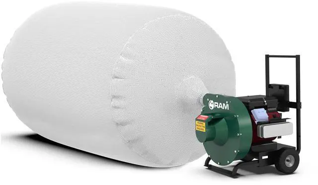 Main image of (20) Heavy Duty Insulation Vacuum Bags by - Size 6 ft x 4 ft - Holds EST 75 Cubic Feet - Low Dust Bag
