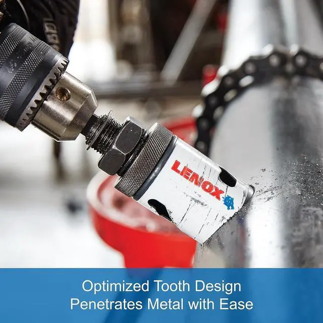 Alt view image 2 of 6 - Tools - T30802-1200L Tools Hole Saw Kit for Electricians, Speed Slot, 17 Piece (308021200L)