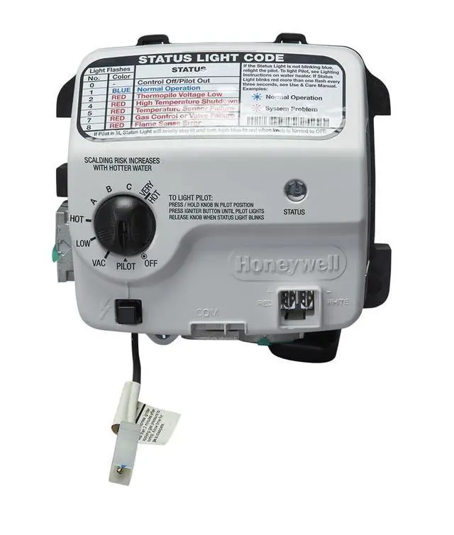 Alt view image 2 of 2 - Gas Control (Thermostat) - NG | Manages Water Temperature, Regulates Natural Gas Flow, For Water Heaters