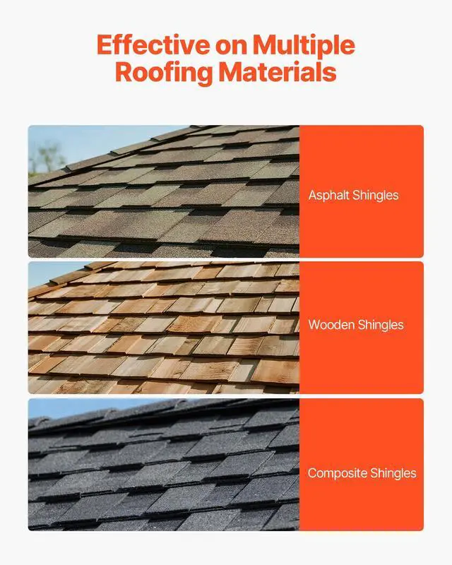 Alt view image 5 of 6 - Shingle Shovel 4 Pack, D-Grip Handle Shingle Roof Ripper, High Hardness 45# Steel & Lightweight Easy Tearing Off Roofing & Nails Tool, Ideal for Commercial and Residential Use,Orange