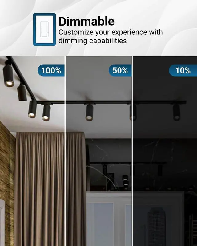 Alt view image 5 of 6 - Sunco 96 Pack GU10 LED Bulb, 550LM, 3000K Warm White, 5.5W=50W Equivalent, Dimmable MR16 Bulbs for Recessed, Track Lighting, Spot Lights, Range Hood, 25000 Hours, UL