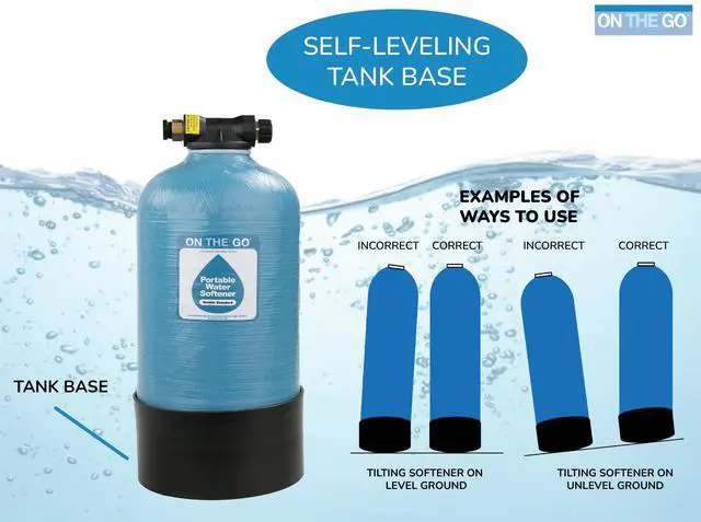 Alt view image 5 of 6 - Portable Water Softener, 16,000 Grain Capacity, Double Softener, Standard Head, Made in USA