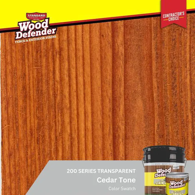 Alt view image 2 of 6 - 200 Series Cedar Tone Transparent Stain & Sealer 5-Gallon