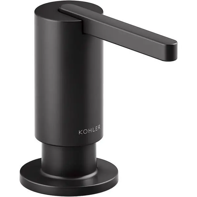 Main image of Components Deck Mounted Soap/Lotion Dispenser with 16 oz Capacity, Matte Black
