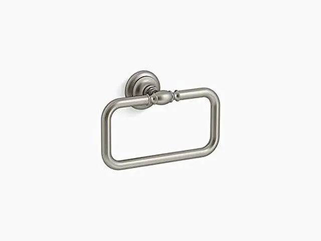 Main image of K-72571-BN Artifacts Towel Ring, Vibrant Brushed Nickel