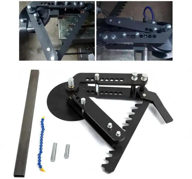 Main image of Tube and Pipe Bender Black Oxide Coating Steel Manual Hand Bender Tubing Tube Bender Pipe Bender Replace for WFB2
