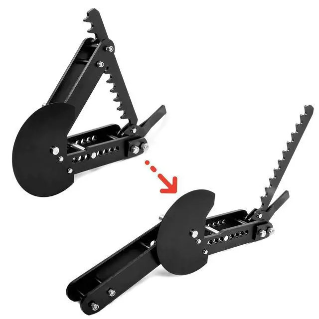 Alt view image 3 of 6 - Tube and Pipe Bender Black Oxide Coating Steel Manual Hand Bender Tubing Tube Bender Pipe Bender Replace for WFB2