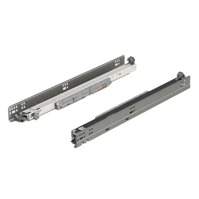 Alt view image 4 of 6 - MOVENTO Concealed Undermount Drawer Slides (Runners) Kit, 21-Inch, Full Extension, Soft-Close, Steel, 125 lb. Load Capacity for Wood Drawers (6 Kits)