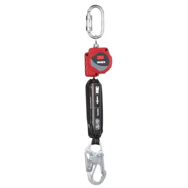 Alt view image 2 of 4 - Protecta Self-Retracting Lifeline with Carabiner 3100506, Web, Steel Snap Hook, 6 ft., OSHA, Overhead Anchor Point