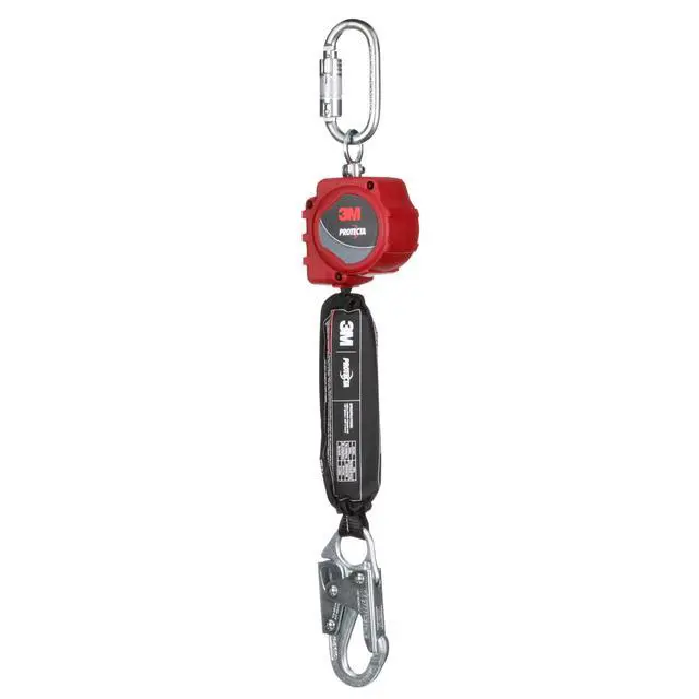 Alt view image 4 of 4 - Protecta Self-Retracting Lifeline with Carabiner 3100506, Web, Steel Snap Hook, 6 ft., OSHA, Overhead Anchor Point