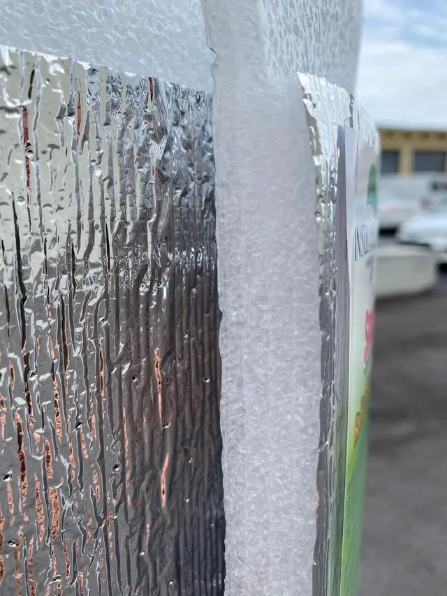 Alt view image 2 of 6 - SmartSHIELD -20mm 48" X25ft Reflective Insulation Roll, Foam Core Radiant Barrier, Thermal Foil Insulation Panel - 0.8 Inch Thickness, R-23