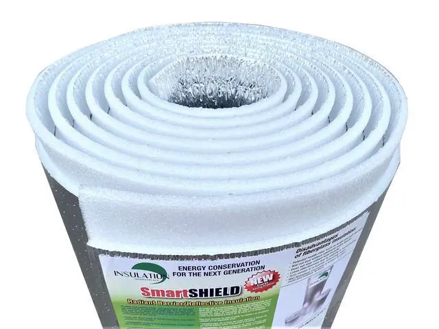 Alt view image 6 of 6 - SmartSHIELD -20mm 48" X25ft Reflective Insulation Roll, Foam Core Radiant Barrier, Thermal Foil Insulation Panel - 0.8 Inch Thickness, R-23