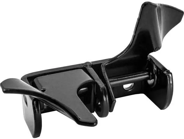 Main image of Black Wall Mount 1-3/8" Flat Back Butterfly Latch - CASE Qty 25