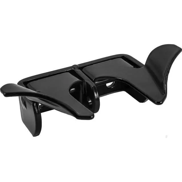 Alt view image 2 of 6 - Black Wall Mount 1-3/8" Flat Back Butterfly Latch - CASE Qty 25