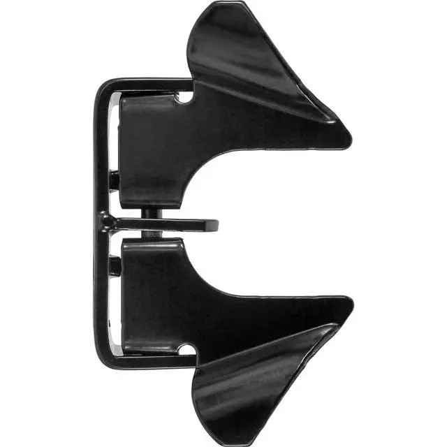 Alt view image 6 of 6 - Black Wall Mount 1-3/8" Flat Back Butterfly Latch - CASE Qty 25