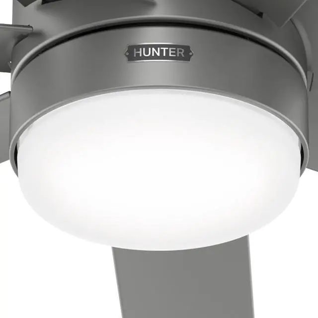 Alt view image 5 of 6 - Brazos Outdoor with LED Light 52 inch Matte Silver - Matte Silver