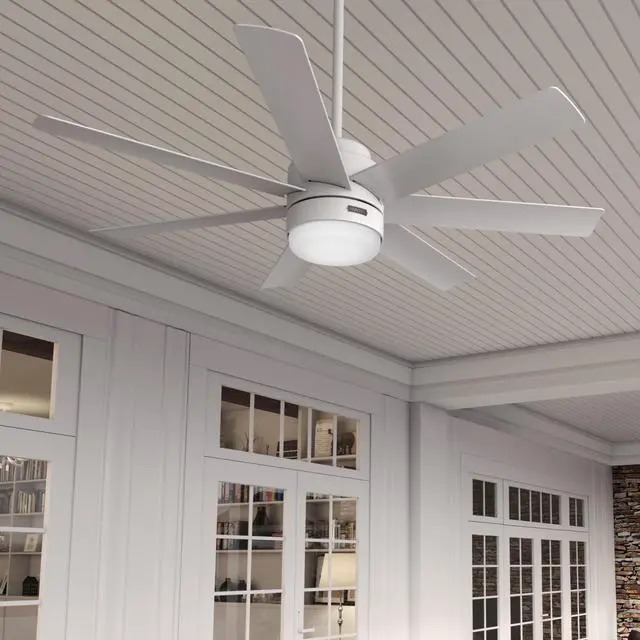 Alt view image 2 of 6 - Brazos Outdoor with LED Light 52 inch Fresh White - Fresh White