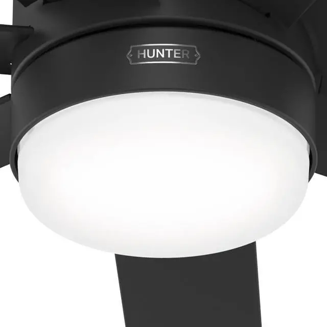 Alt view image 5 of 6 - Brazos Outdoor with LED Light 52 inch Matte Black - Matte Black