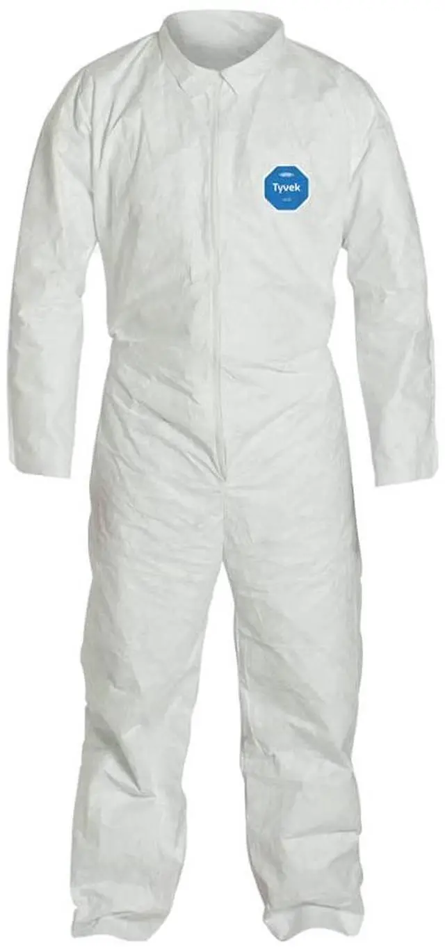 Main image of Tyvek 400 TY120S Disposable Protective Coverall, White, Medium (Pack of 25)