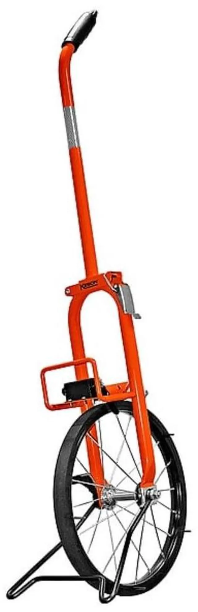 Main image of MP301 Metal Frame Measuring Wheel with Spoked Wheel (Graduations: ft.), 11-1/2-Inch Diameter, Orange