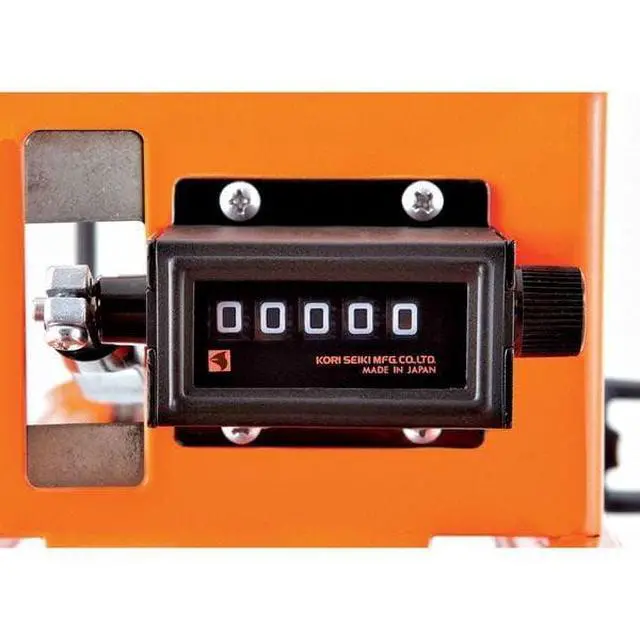 Alt view image 2 of 6 - MP301 Metal Frame Measuring Wheel with Spoked Wheel (Graduations: ft.), 11-1/2-Inch Diameter, Orange
