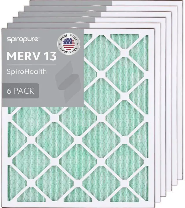 Main image of 21x24.5x1 MERV 13 Pleated Filter Air Filters (6 Pack)