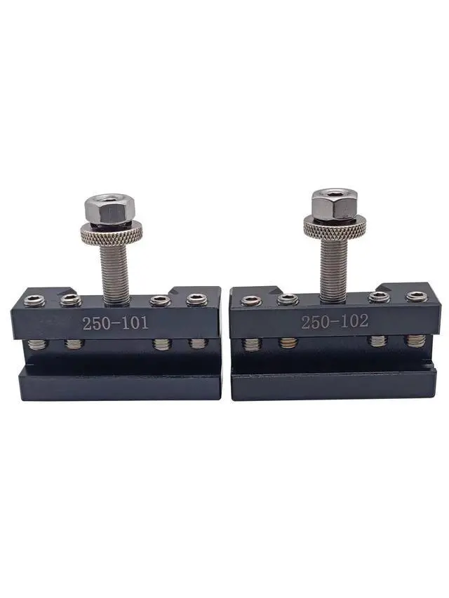 Alt view image 4 of 6 - 6PCS Wedge Type AXA Quick Change Tool Post With Tool Holders For Lathe Swing Dia 6-12",250-111 (AXA-6PCS)