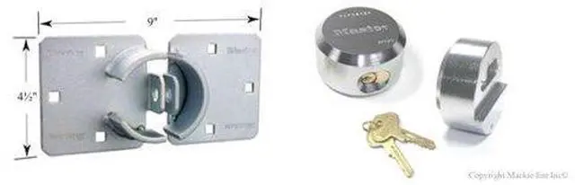 Alt view image 3 of 4 - Hasp/Hidden Shackle (4) Keyed Alike Padlocks w/ 8 Keys, 770-6271NKA-4 w/BumpStop Technology