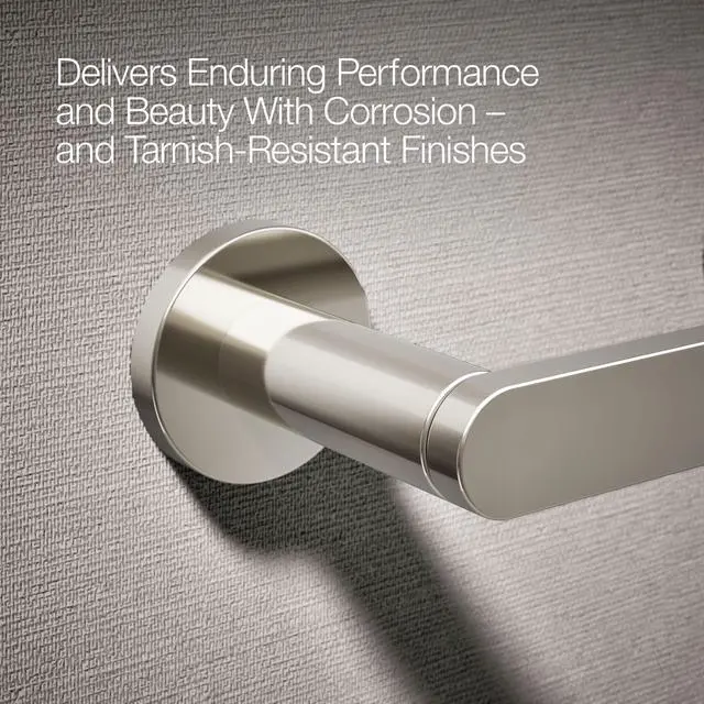Alt view image 5 of 6 - K73147-SN Composed Wall Mounted Pivoting Toilet Paper Holder Vibrant Polished Nickel