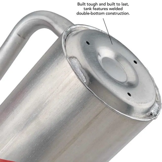 Alt view image 5 of 6 - Forestry Suppliers Double-Bottom Drip Torch | Heavy Duty 15 Gauge Aluminum Canister | Big Mouth for Easy Filling | Fuel Trap & Check Valve for Protection | Oil Proof Gaskets