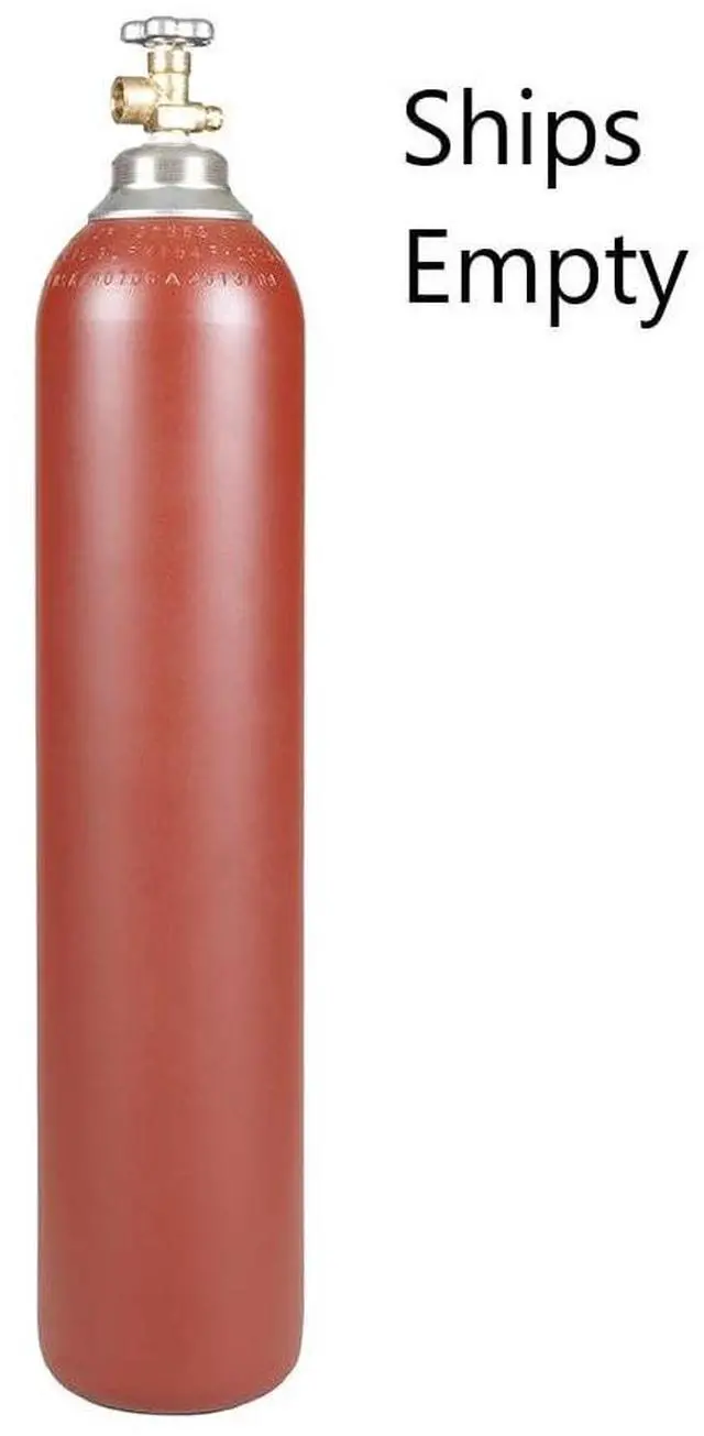 Alt view image 3 of 4 - 80 cu ft Steel Inert Gas Cylinder - CGA580 Valve - DOT Approved - Nitrogen Argon Helium Compatible