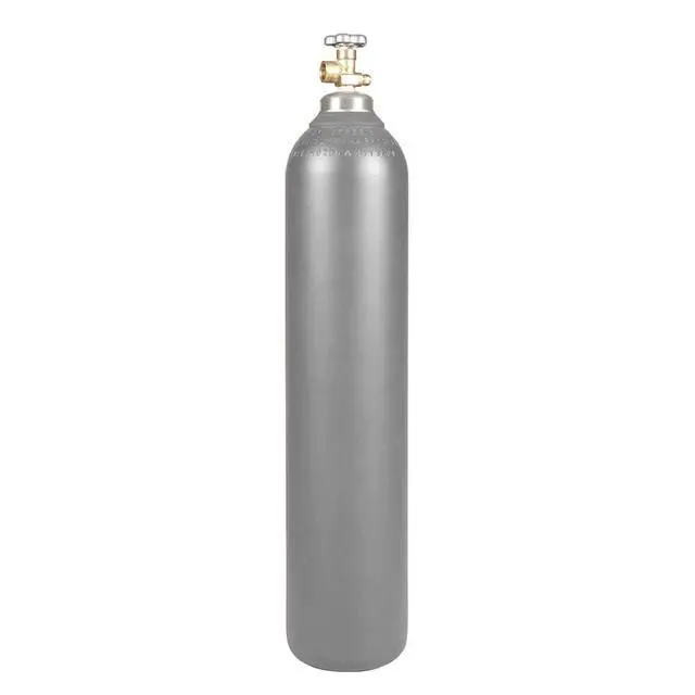 Alt view image 4 of 4 - 80 cu ft Steel Inert Gas Cylinder - CGA580 Valve - DOT Approved - Nitrogen Argon Helium Compatible