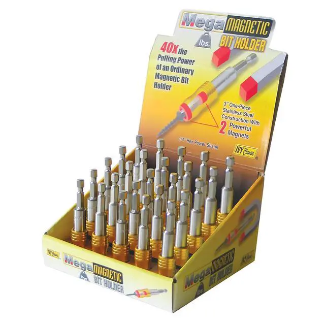 Alt view image 2 of 6 - 45834-25 1/4" x 3" Mega-Magnetic Bit Holder, Impact Plus, 25-Pack