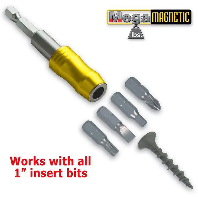 Alt view image 6 of 6 - 45834-25 1/4" x 3" Mega-Magnetic Bit Holder, Impact Plus, 25-Pack
