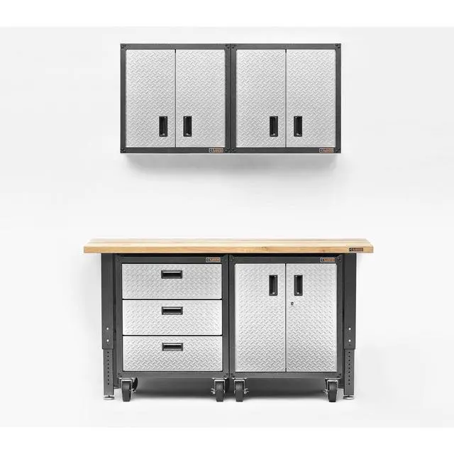 Alt view image 5 of 6 - Ready-to-Assemble Full-Door Wall Gearbox, GAWG28FD