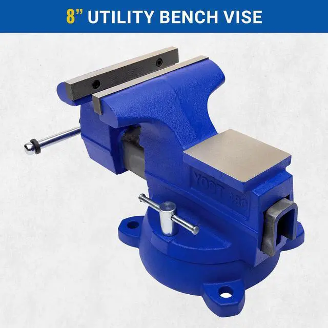 Alt view image 2 of 6 - Yost Vises 480 8" Heavy Duty Utility Combination Pipe and Bench Vise